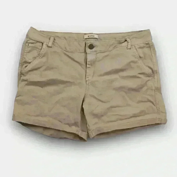 🔵 2/$15 ~ GARCIA ladies short‎ XL tan - Picture 1 of 4